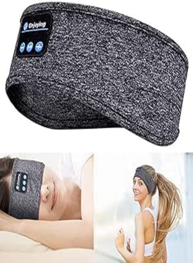 Beorol Sleep Bluetooth Headphones Sports Headband, Waterproof Rechargeable Wireless Ultra-Soft Headphones with Ultra-Thin HD Stereo Speakers, A Personalized Tech Gifts for Sports or Side Sleep